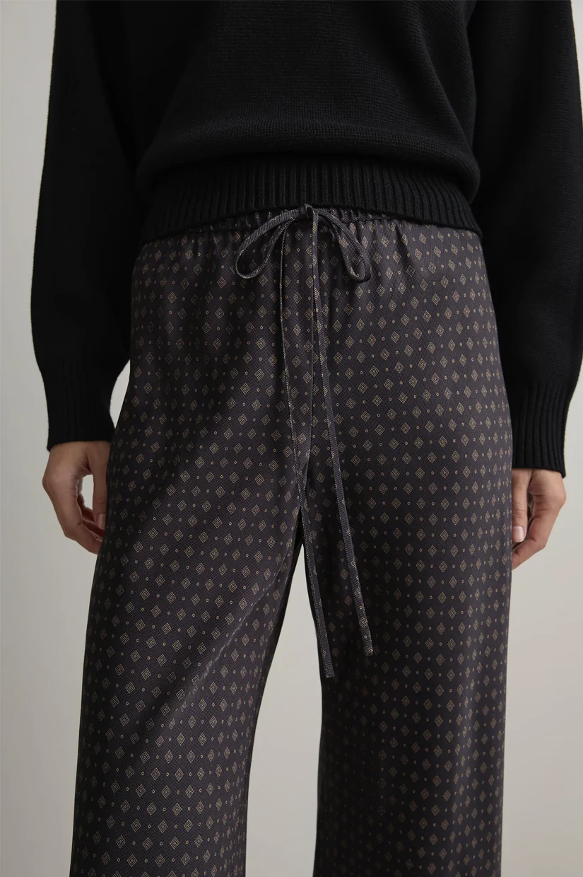 A.EMERY The Estee Bias Pant - Ink Foulard - Image 2