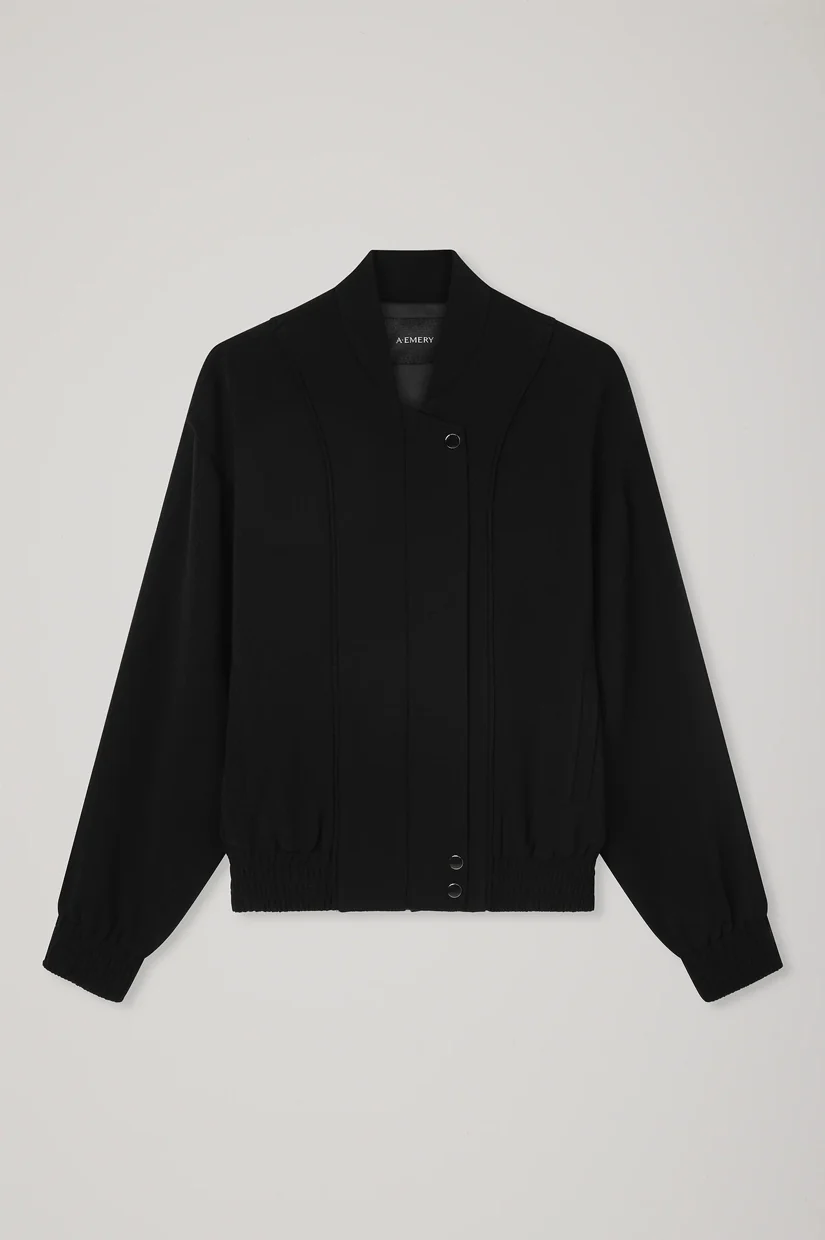 A.EMERY The Giles Bomber Jacket - Black - Image 4
