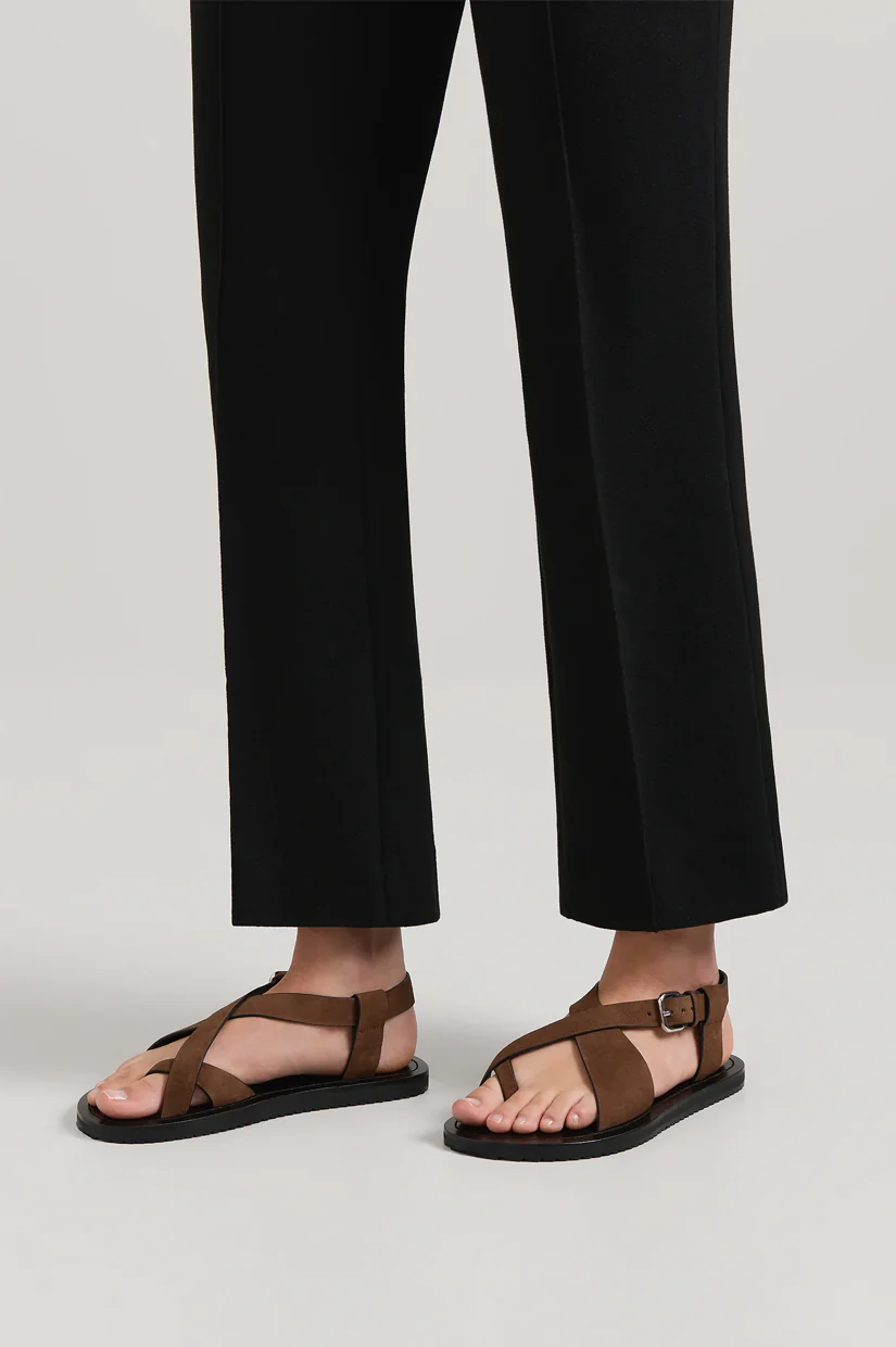 A.EMERY The Ora Sandal - Chestnut Suede - Image 4