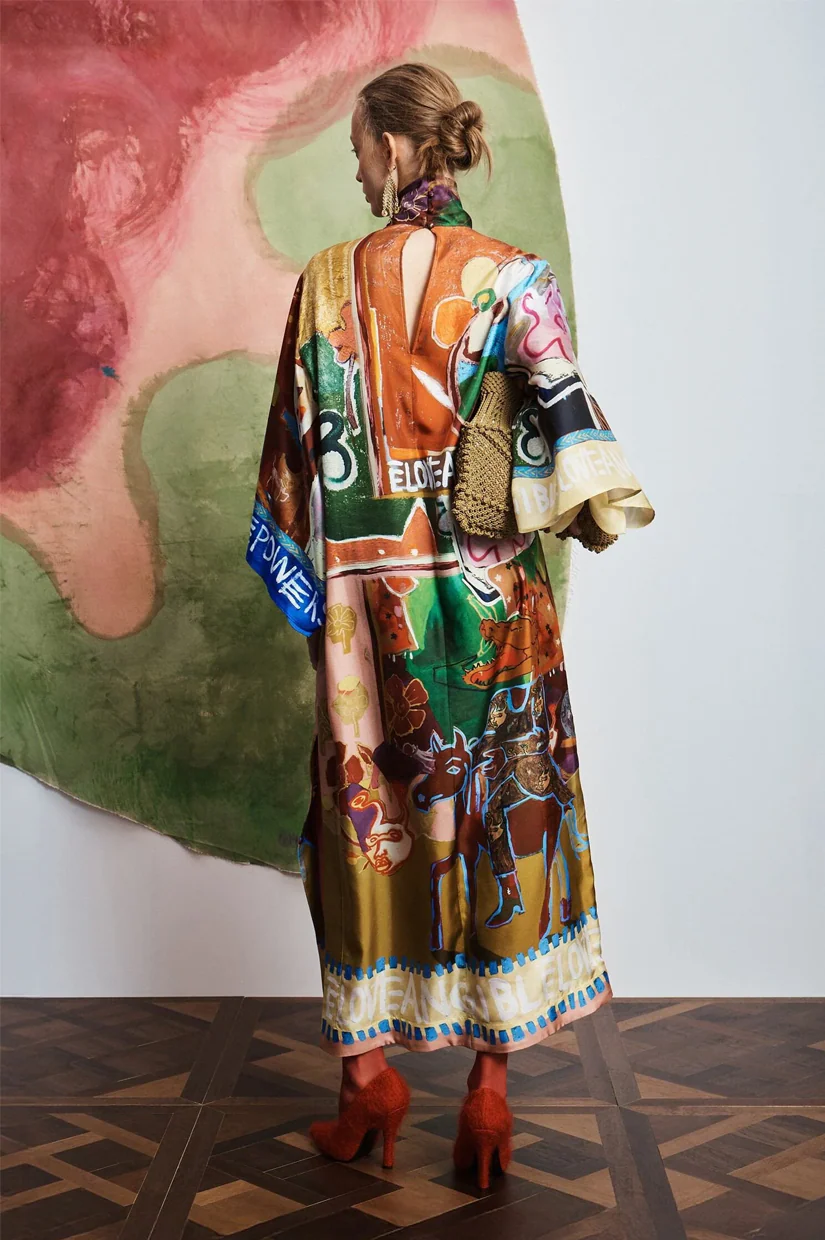 Alemais Mlak Silk Midi Dress - Image 3