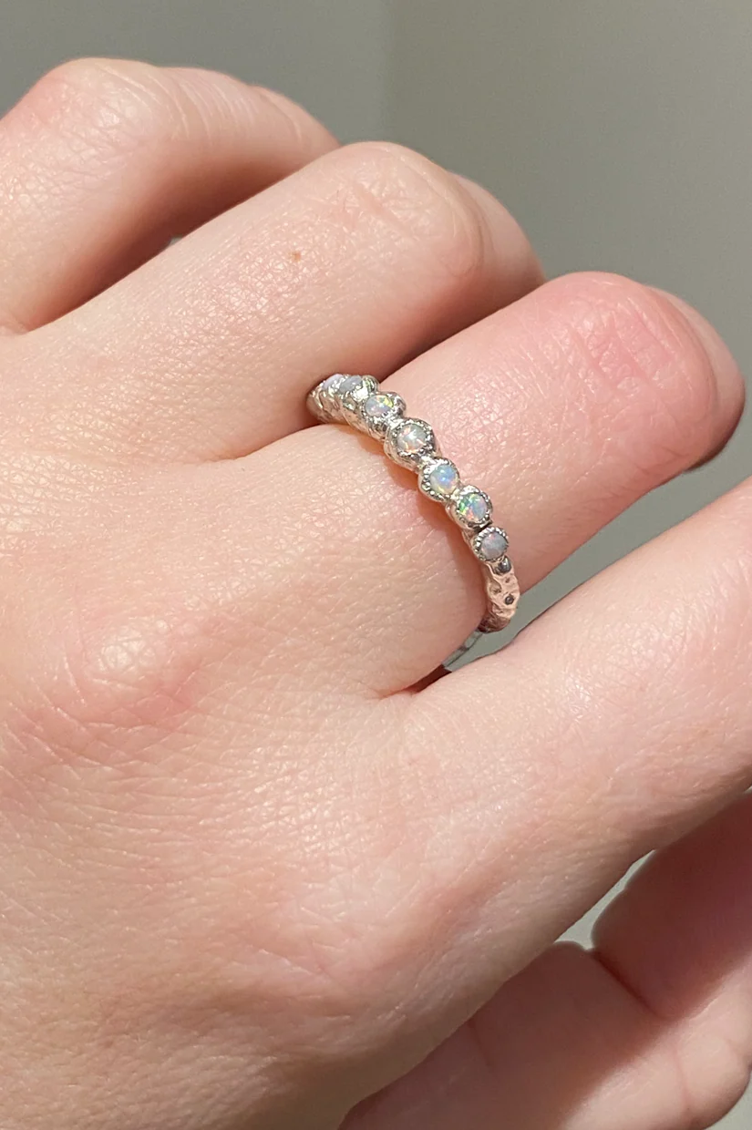 Alexandra Dodds Creature Ring - Silver Opal