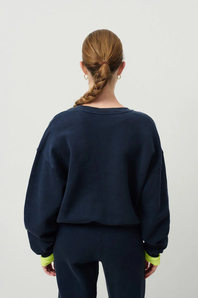 American Vintage Izubird Sweatshirt - Vintage Navy - Image 3