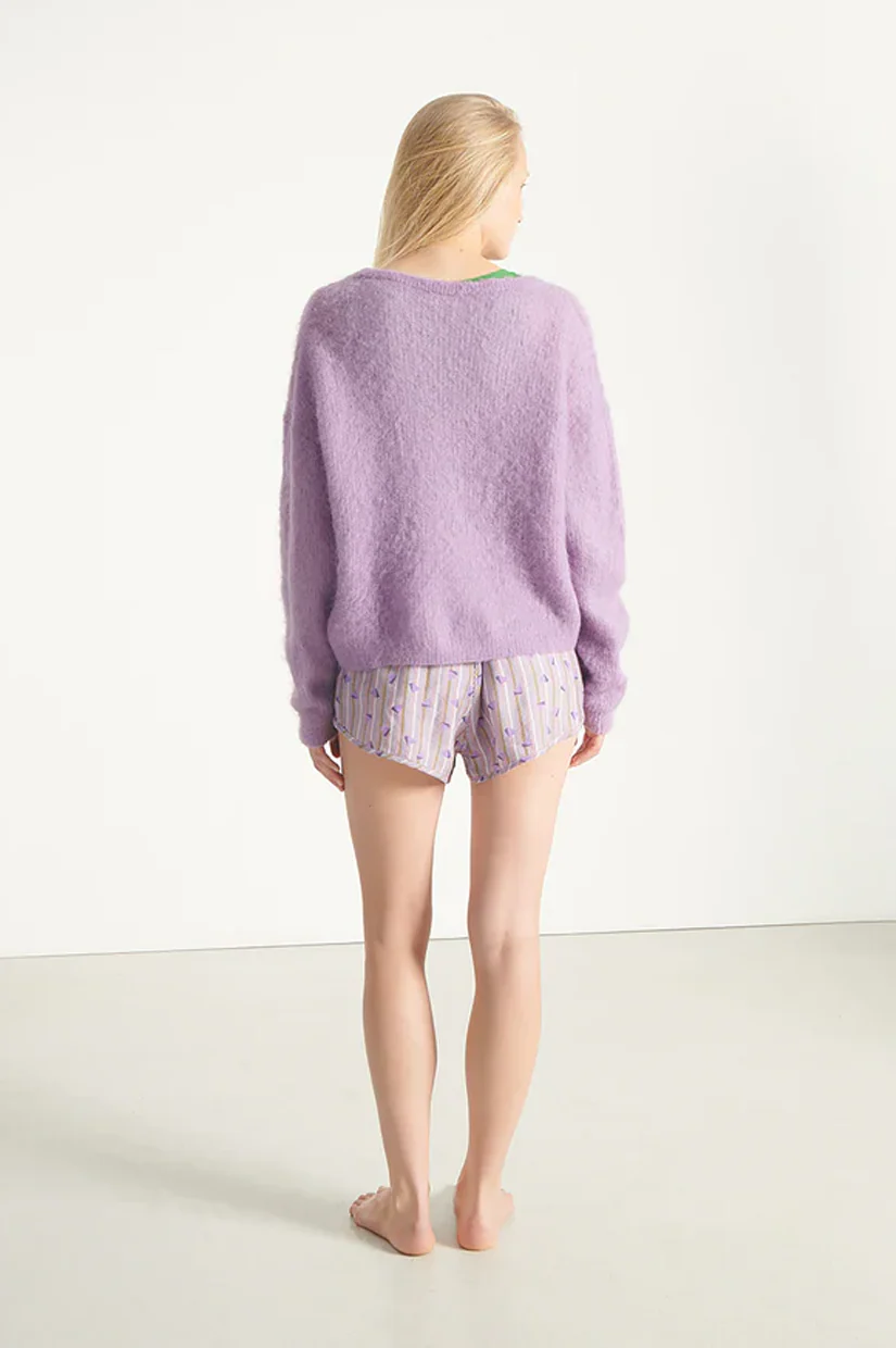 American Vintage Nenbay Cardigan - Violet - Image 4