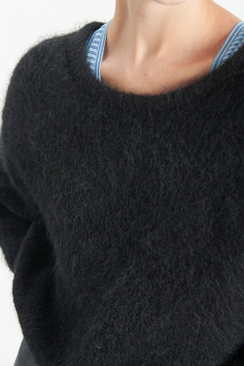American Vintage Niby Jumper - Black - Image 3