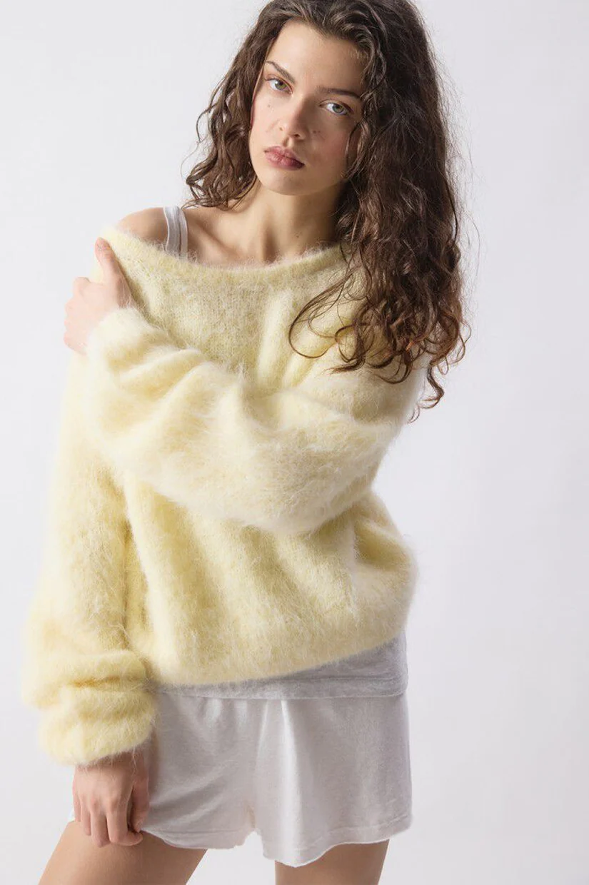 American Vintage Niby Jumper - Lemonade Melange
