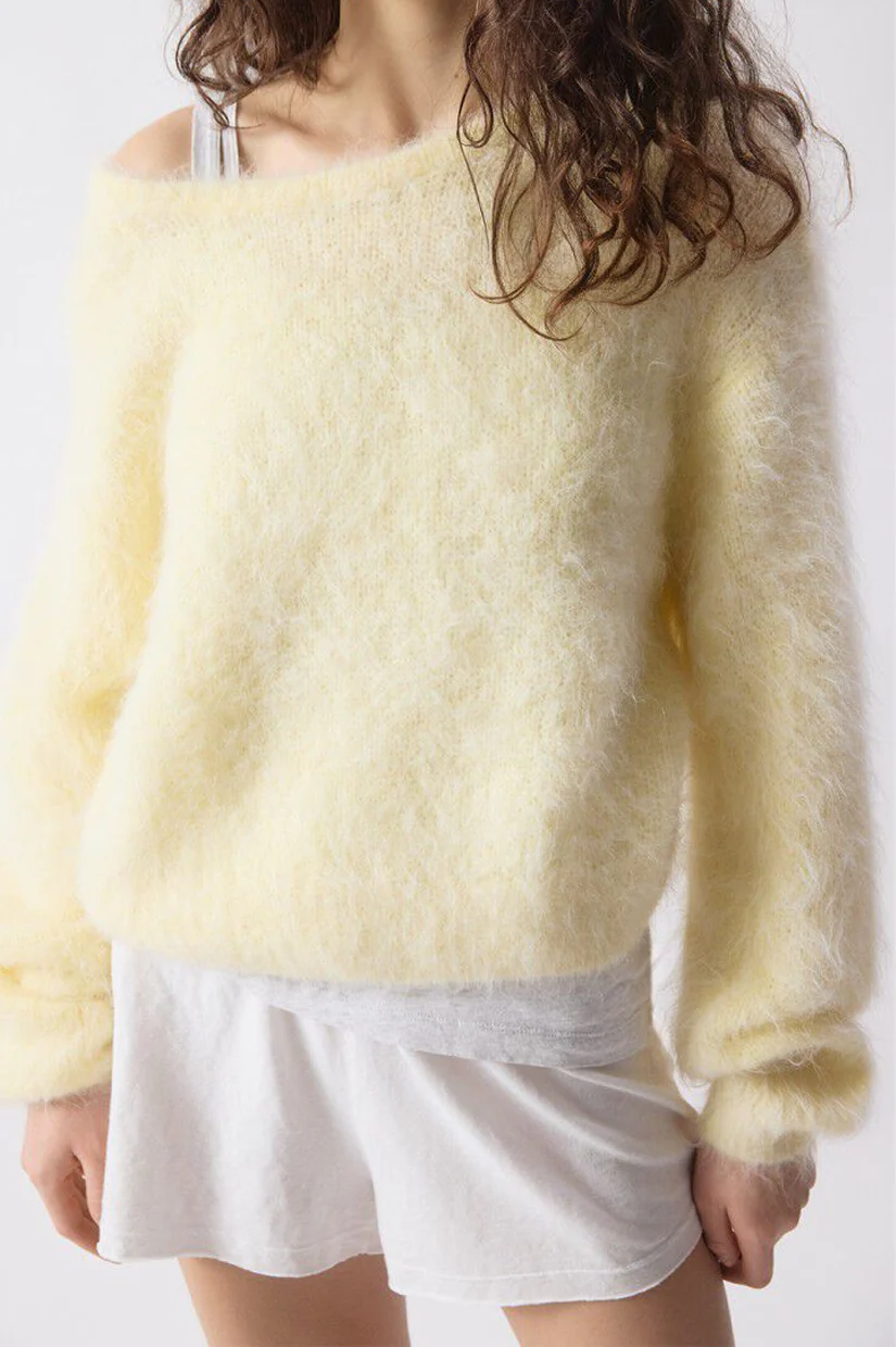 American Vintage Niby Jumper - Lemonade Melange - Image 3