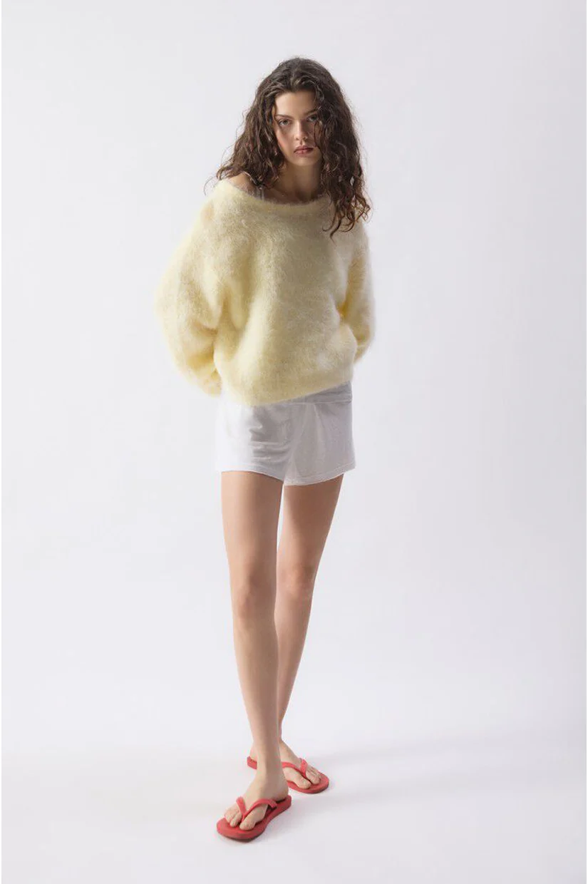 American Vintage Niby Jumper - Lemonade Melange - Image 4