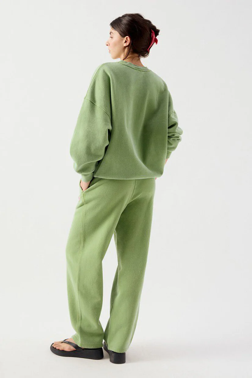 American Vintage Plizzy Sweatshirt - Vintage Lemongrass - Image 2