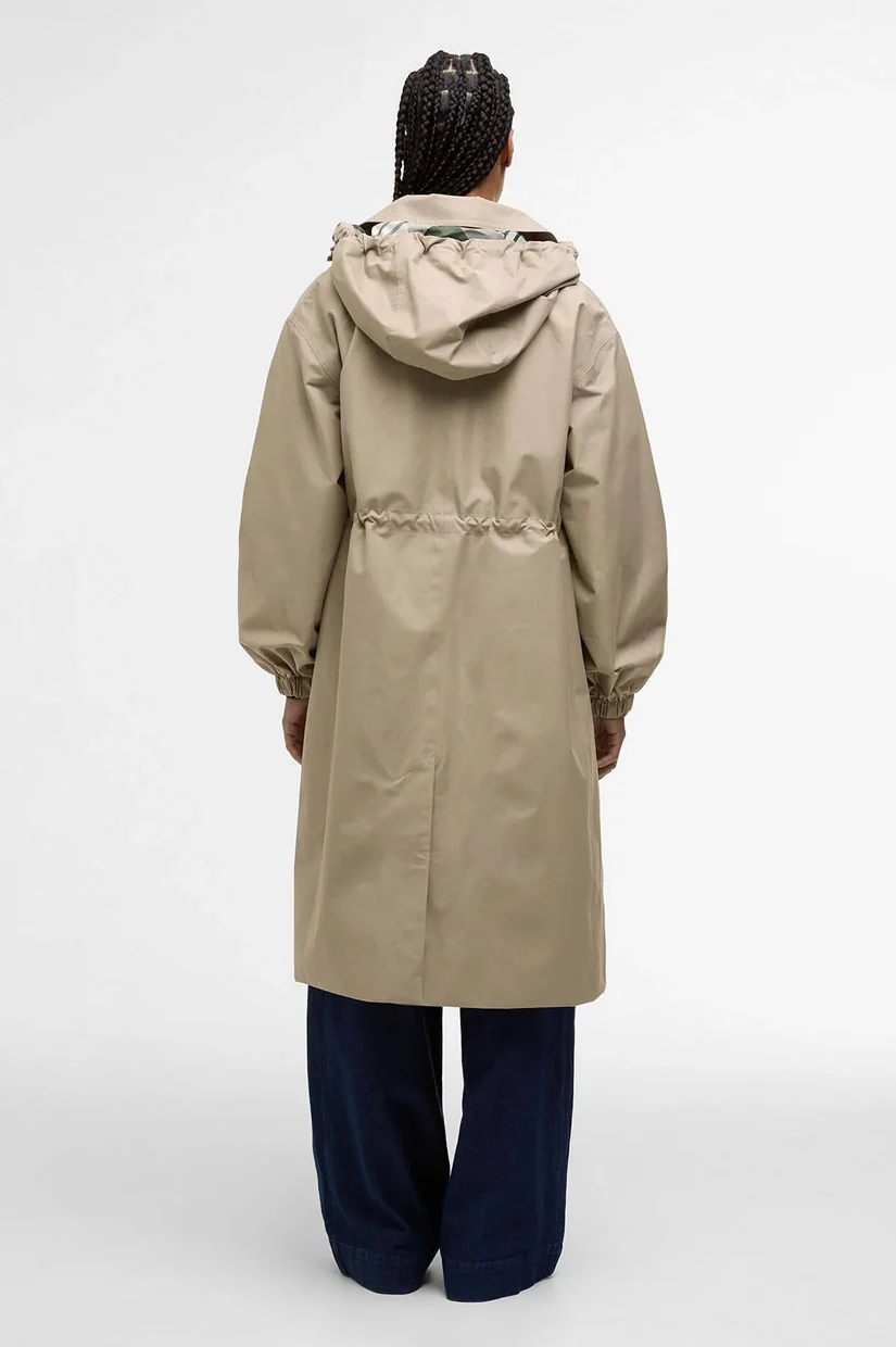 Barbour Bronagh Waterproof Jacket - Honey/Ancient Poplar - Image 3