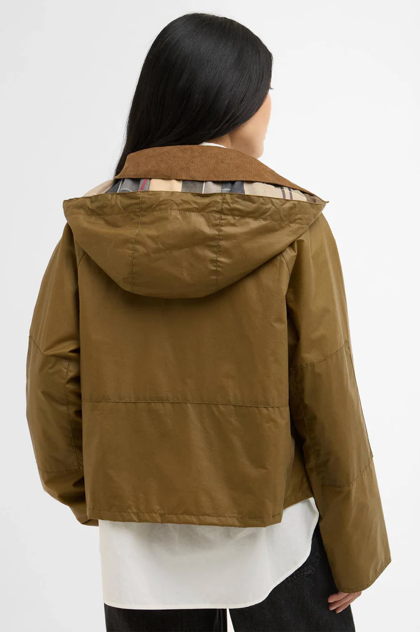 Barbour Liza Wax Jacket - Sand/Dress - Image 3
