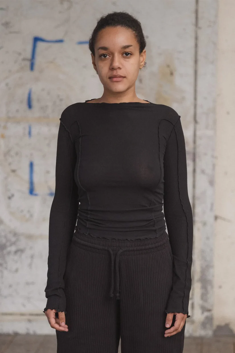 Baserange Omato LS Tee - Black