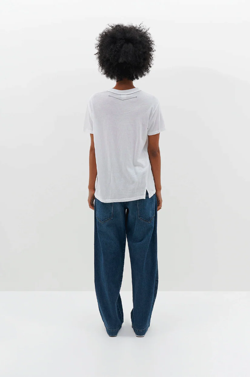 Bassike Classic T.Shirt - White - Image 3