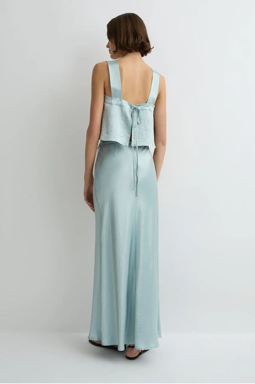 Bondi Born Kobe Bias Maxi Skirt - Mist - Image 3