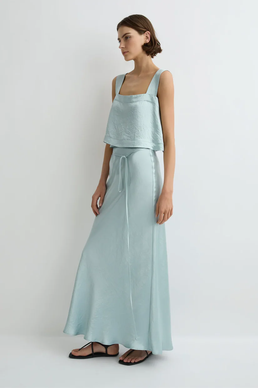 Bondi Born Kobe Tie Back Bodice - Mist