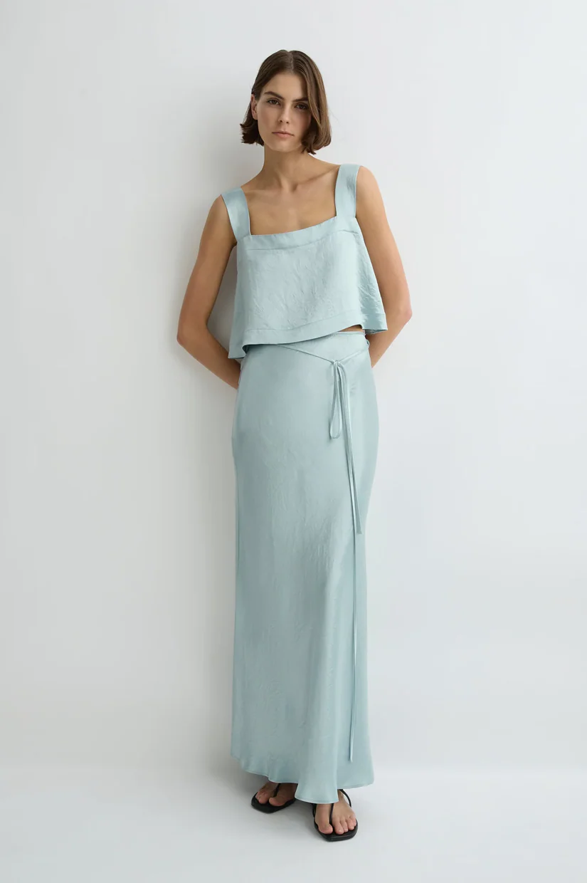 Bondi Born Kobe Tie Back Bodice - Mist - Image 2