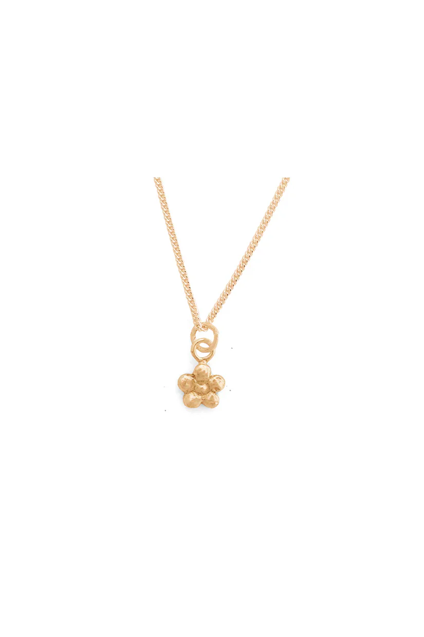 C&V Cherry Blossom Necklace - Gold