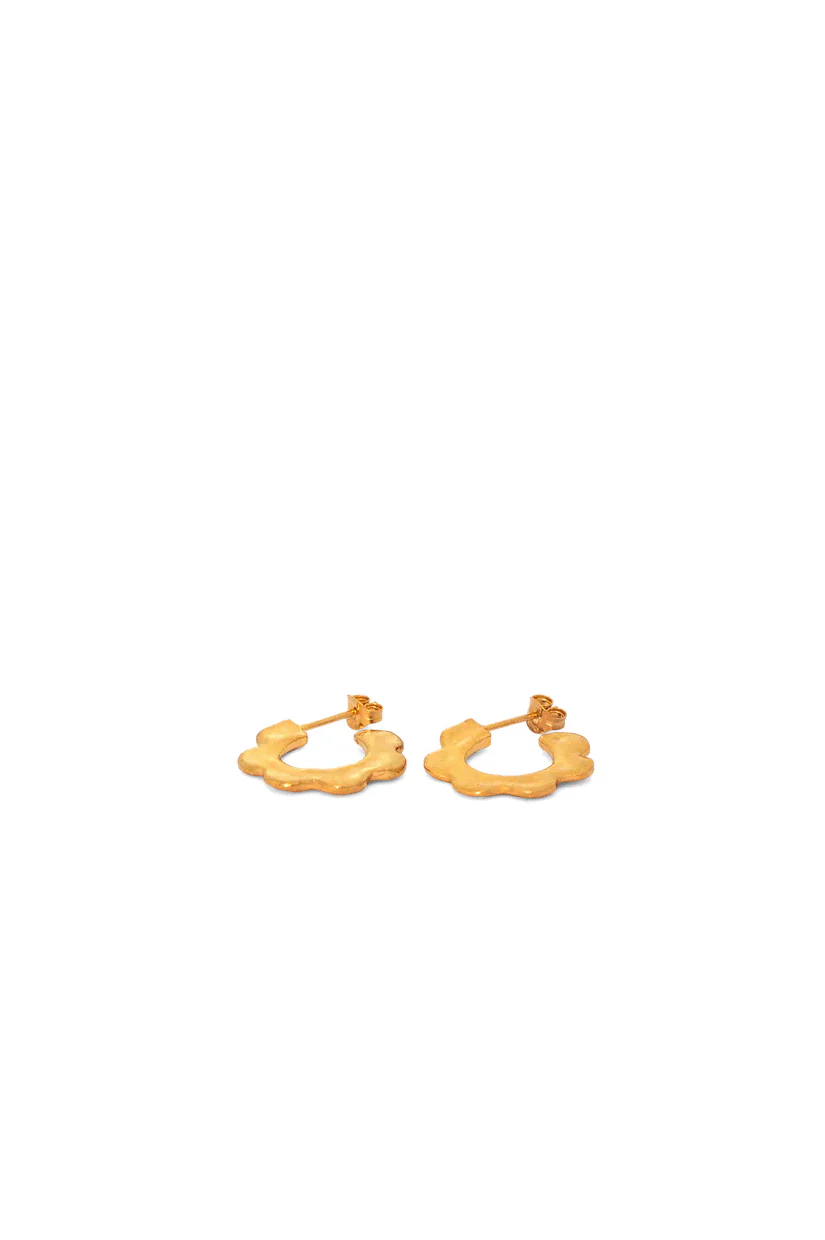 C&V Fleur Hoops - Image 2
