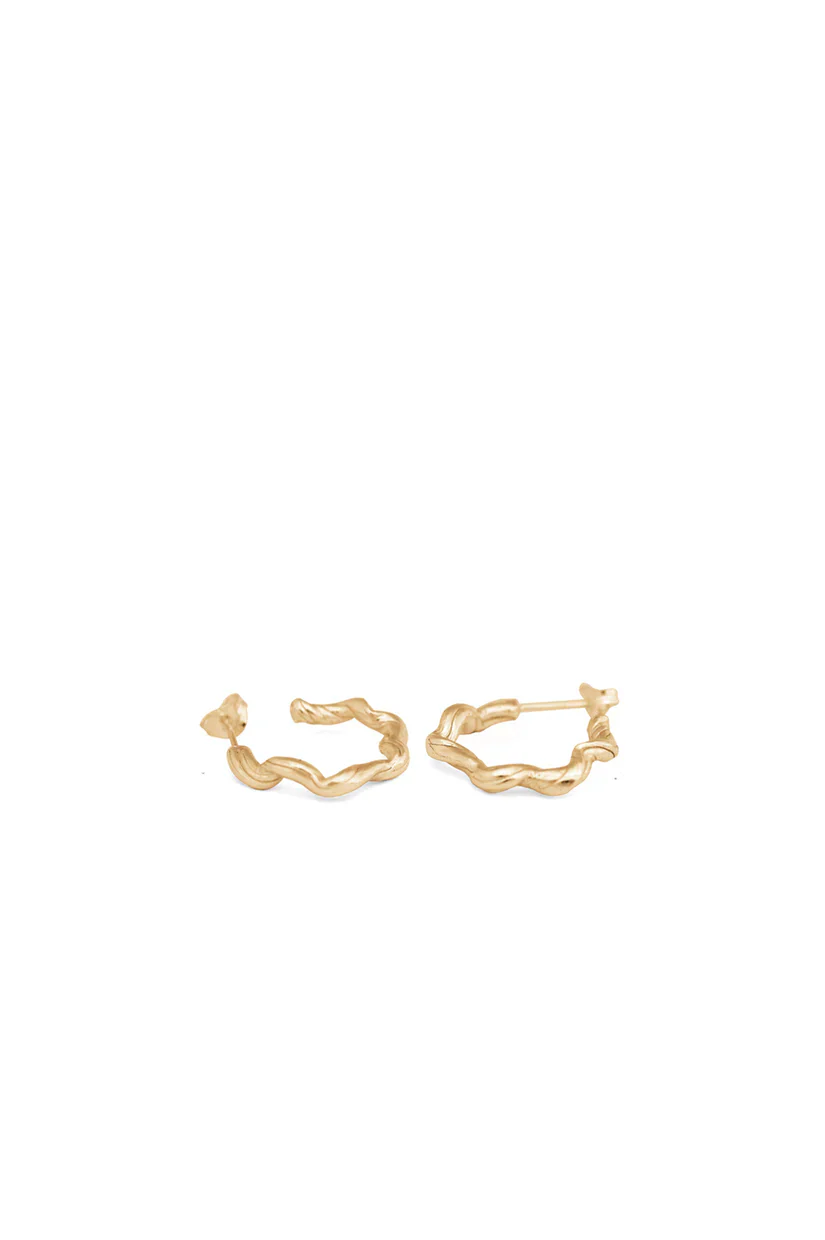 C&V Ribbon Hoops - Gold
