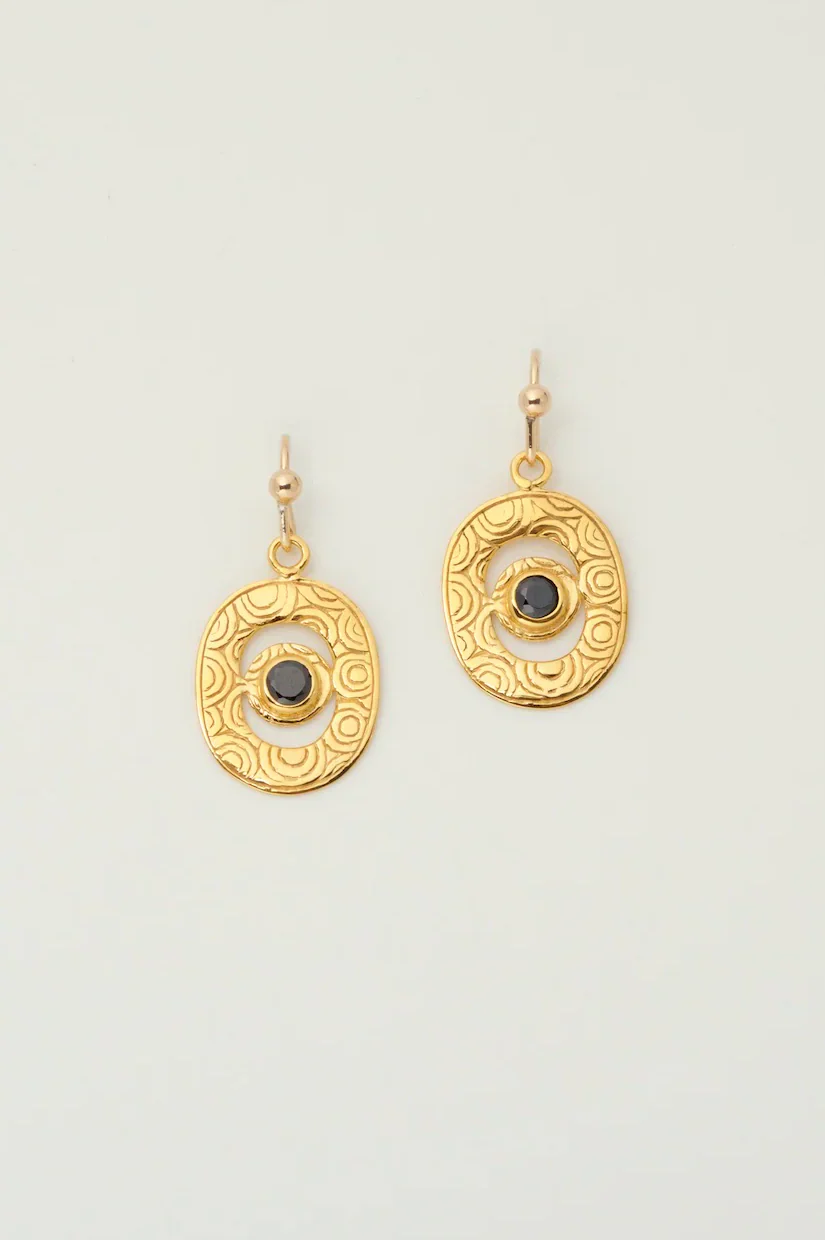 Charlotte Penman Artemis Earrings - Gold/Spinel