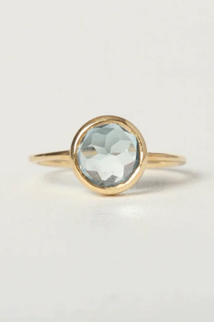 Charlotte Penman Ava Ring Fine - Topaz/Gold - Image 2