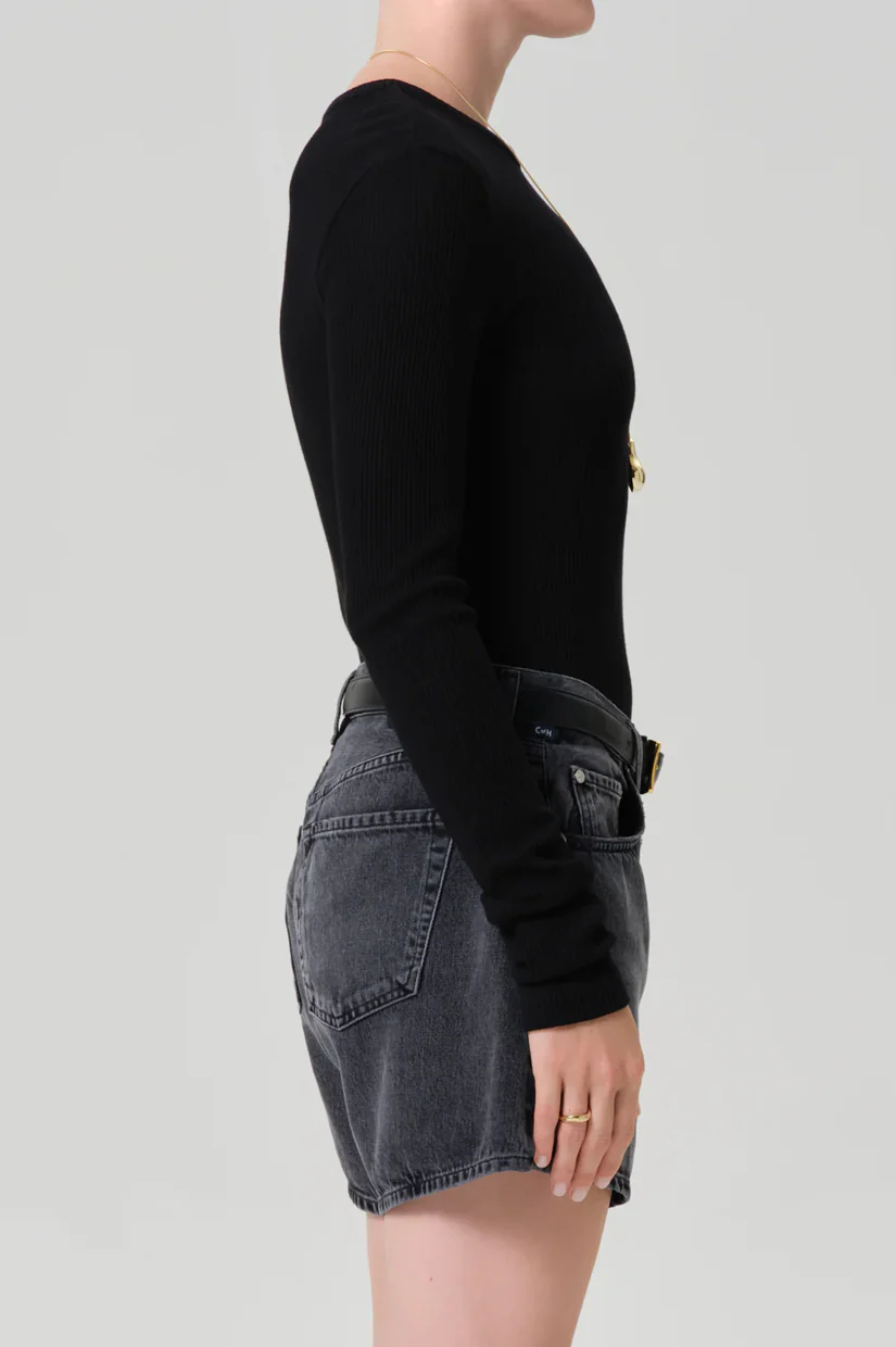 Citizens Of Humanity Bina Crewneck - Black - Image 3