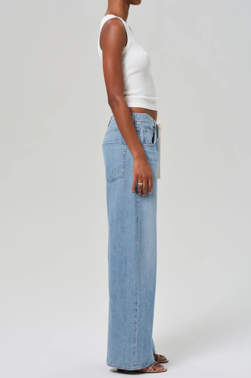 Citizens Of Humanity Brynn Trousers - Blue Lace - Image 3