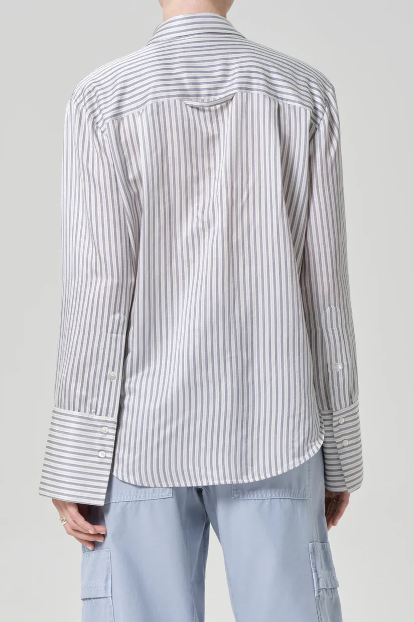 Citizens Of Humanity Camilla Shirt - Miranda Stripe - Image 2