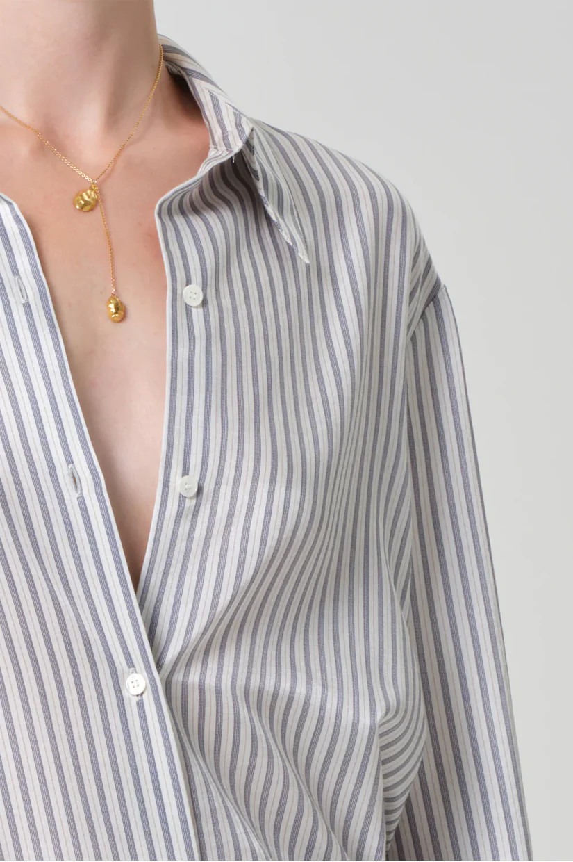 Citizens Of Humanity Camilla Shirt - Miranda Stripe - Image 4