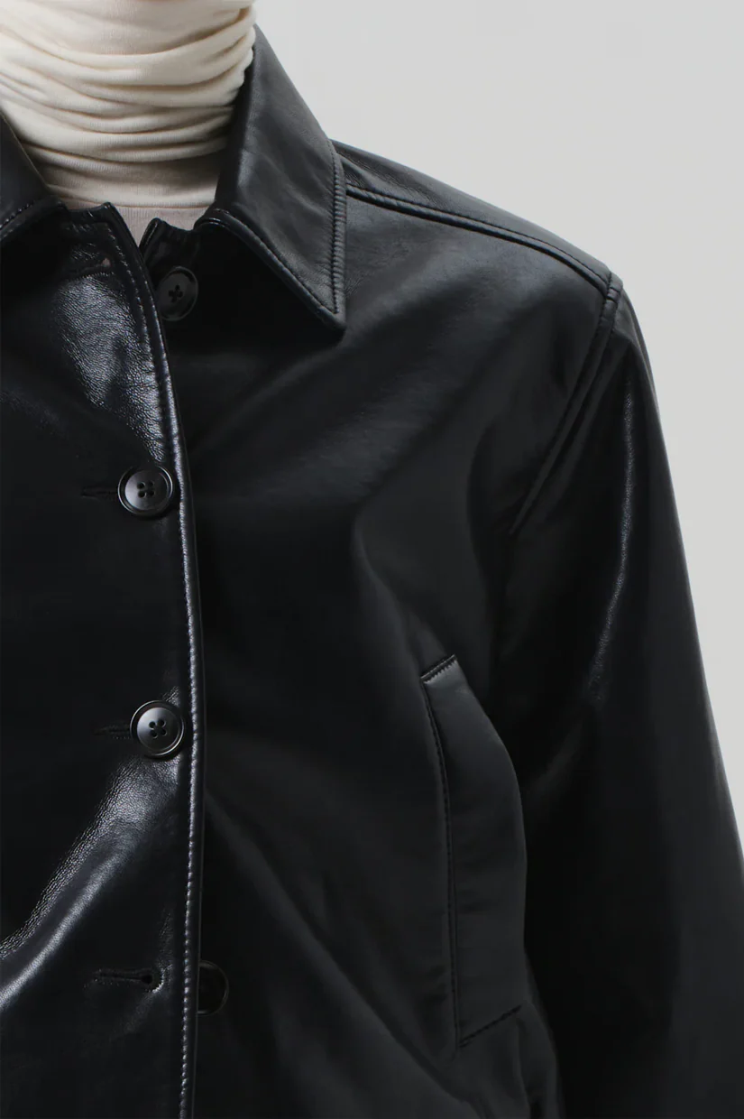 Citizens Of Humanity Lola Bomber - Black - Image 4