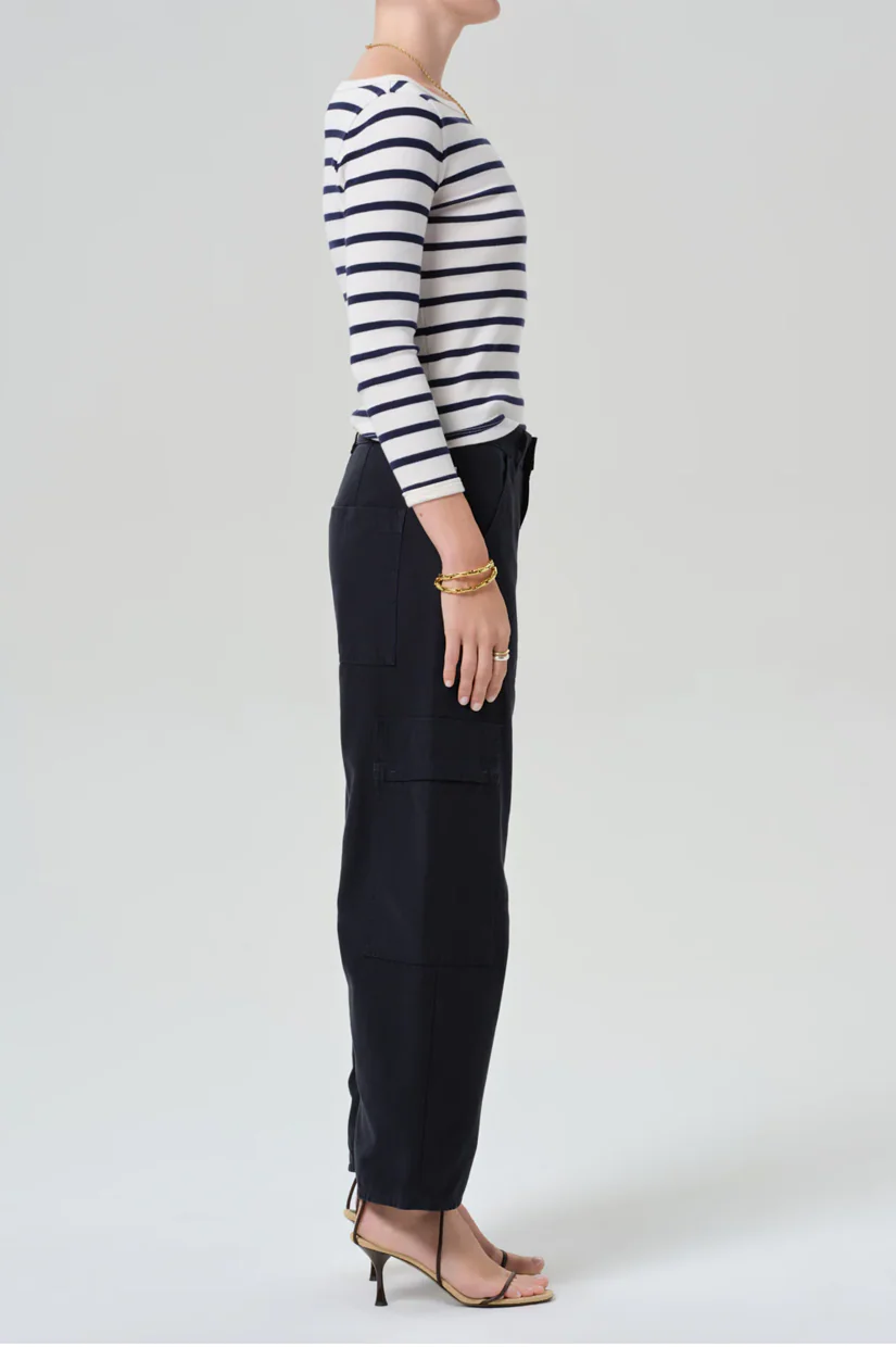 Citizens Of Humanity Marcelle Low Slung Cargo - True Navy - Image 3