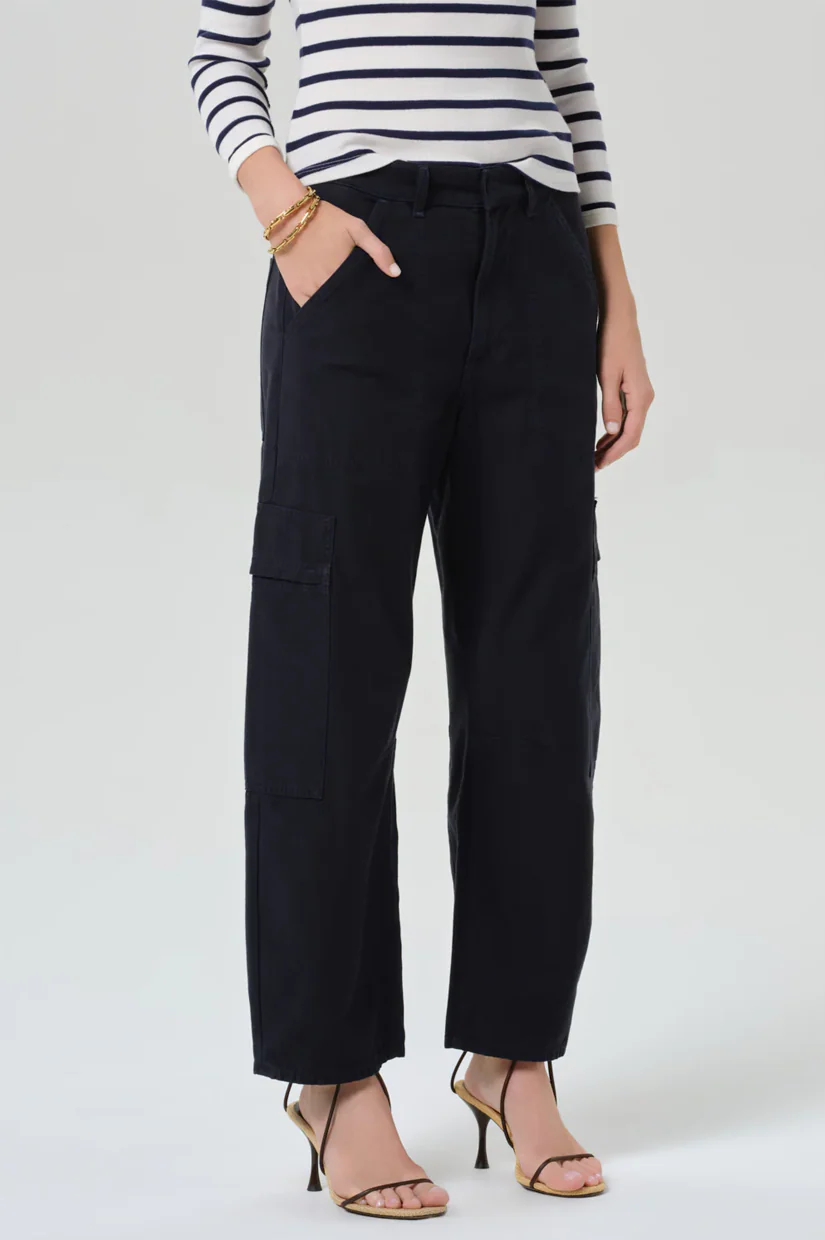 Citizens Of Humanity Marcelle Low Slung Cargo - True Navy - Image 4