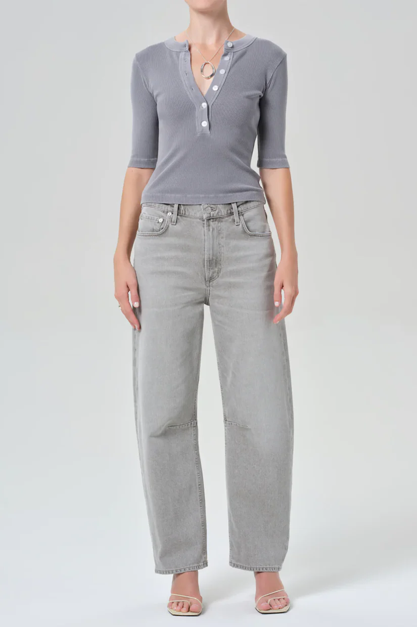 Citizens Of Humanity Miro Long Relaxed Jean - Quartz Grey