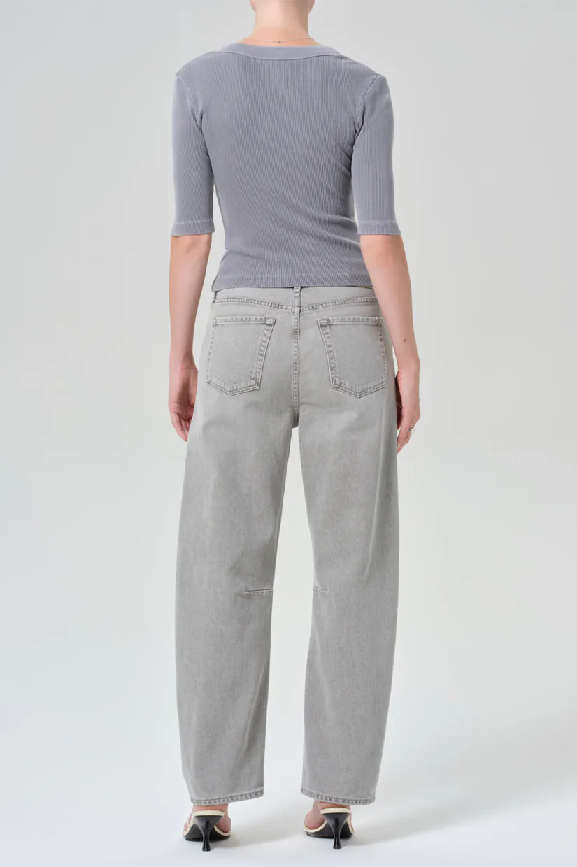 Citizens Of Humanity Miro Long Relaxed Jean - Quartz Grey - Image 2