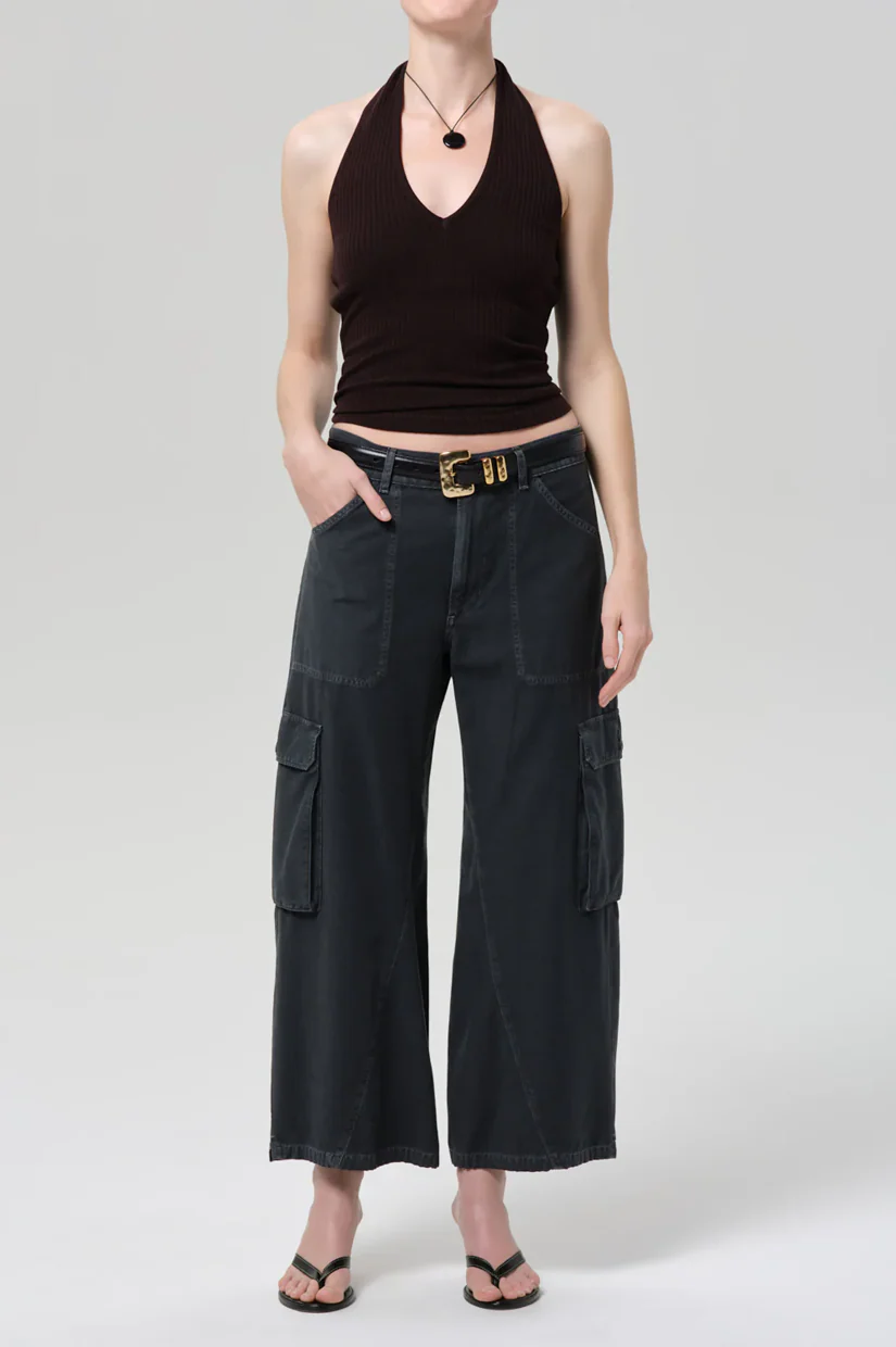 Citizens Of Humanity Thassos Twisted Seam Utility Pant - Black
