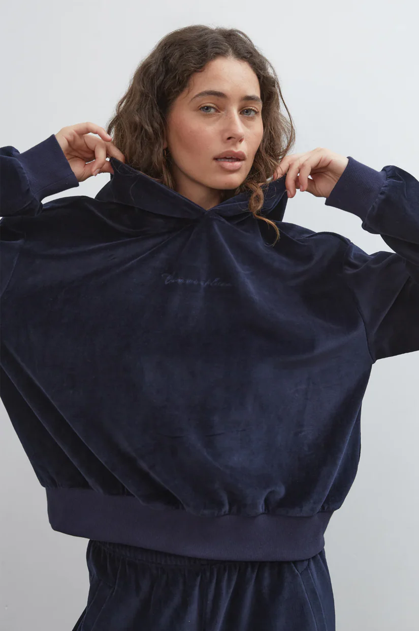 Commonplace Essentials Big Sur Hoodie - Navy