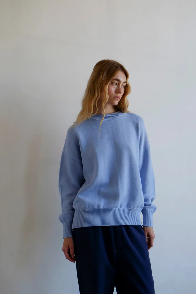 Commonplace Essentials Knoll Knit - Sky - Image 3