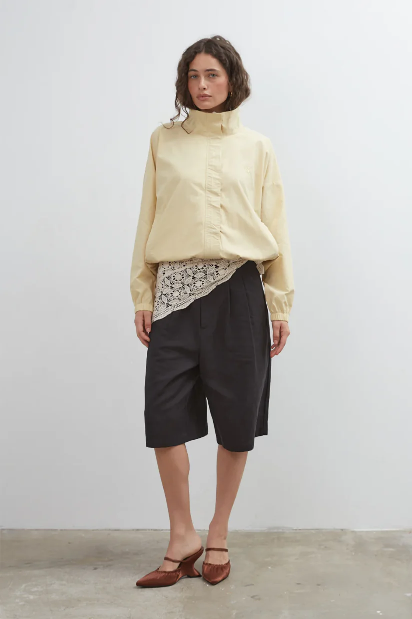 Commonplace Essentials Longline Short - Black - Image 2