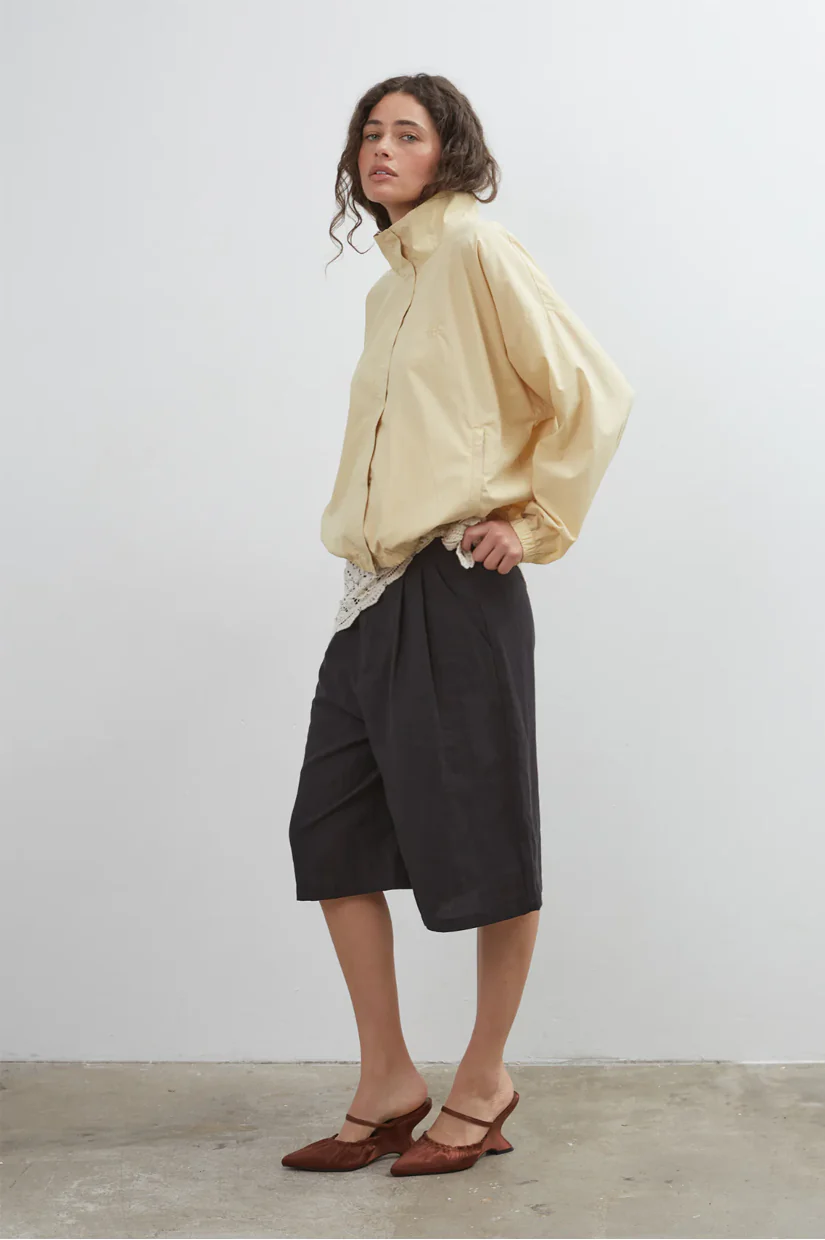Commonplace Essentials Longline Short - Black - Image 3