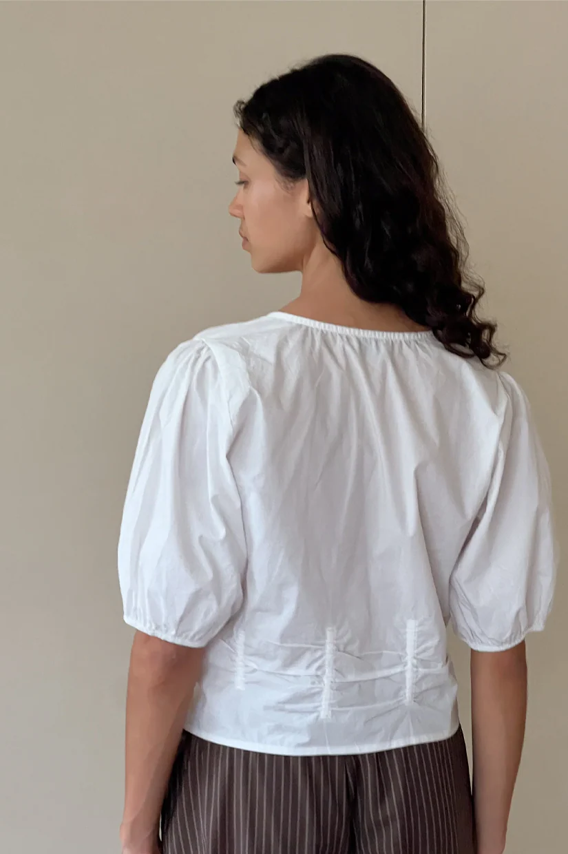 Deiji Studios Draw Top - White - Image 2