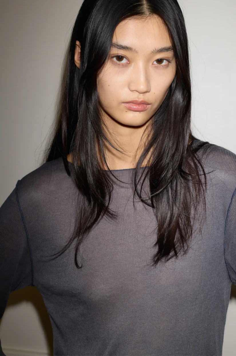 Deiji Studios Knit Long Sleeve - Steel - Image 3
