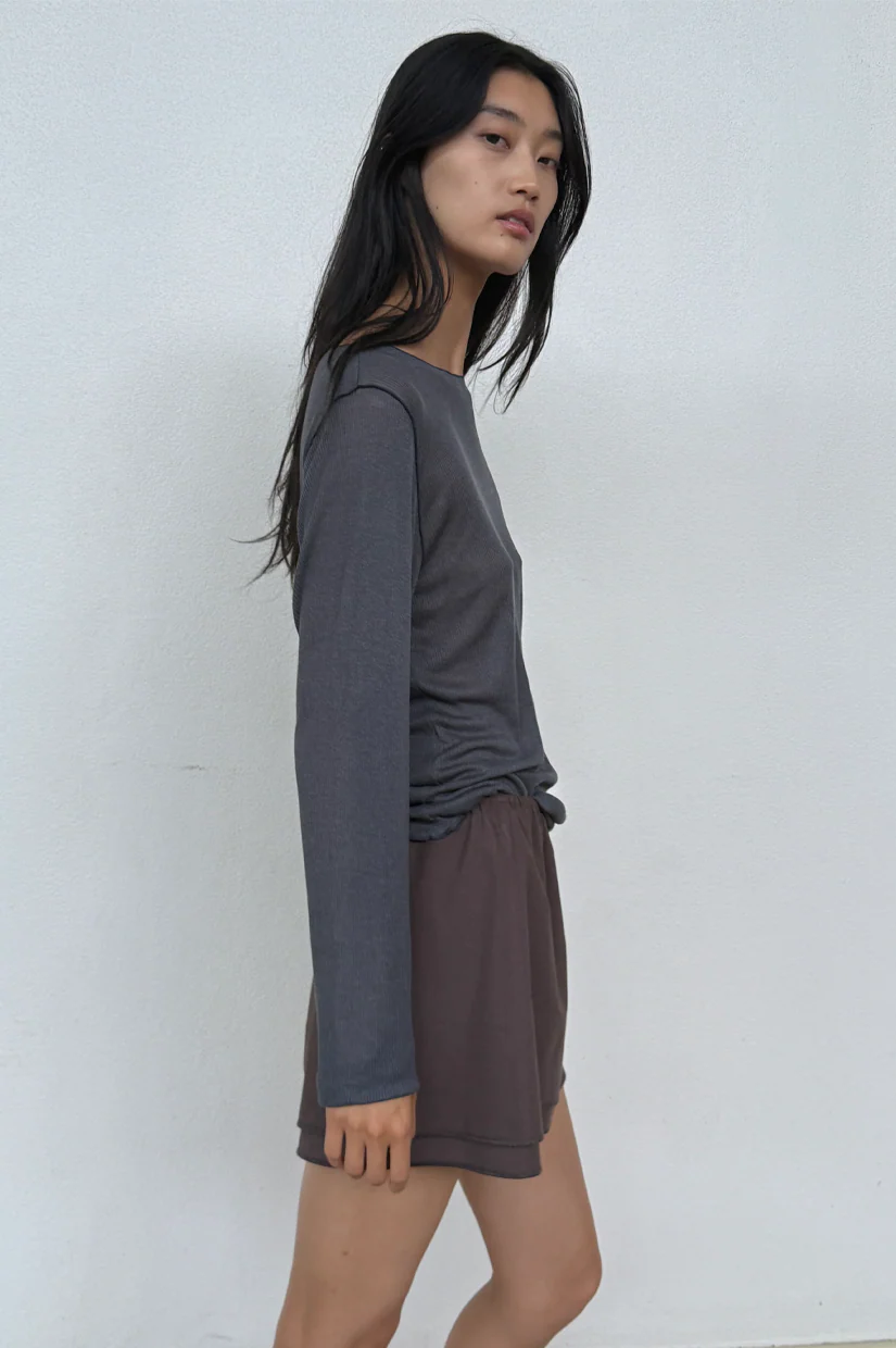 Deiji Studios Knit Long Sleeve - Steel - Image 4
