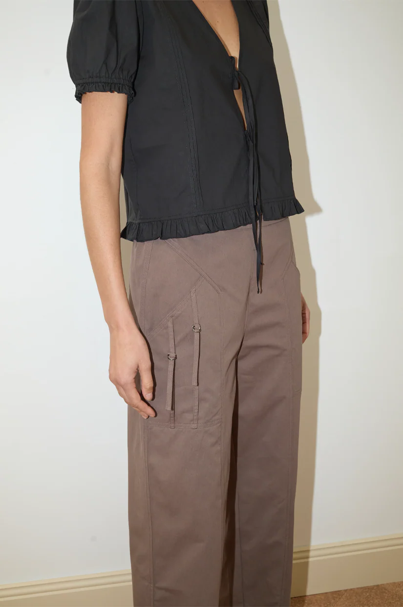 Deiji Studios Pintuck Top - Black - Image 3