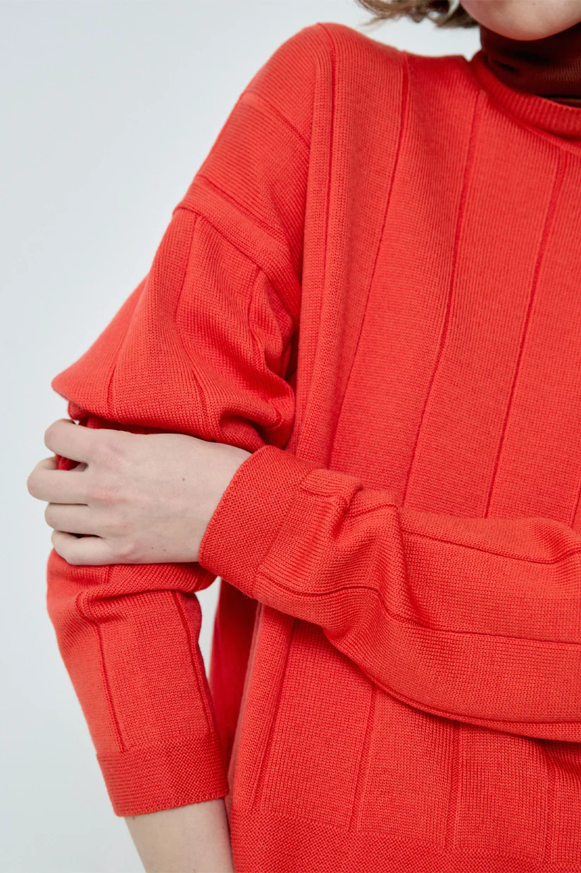 Diarte Montie Sweater - Tomato - Image 3