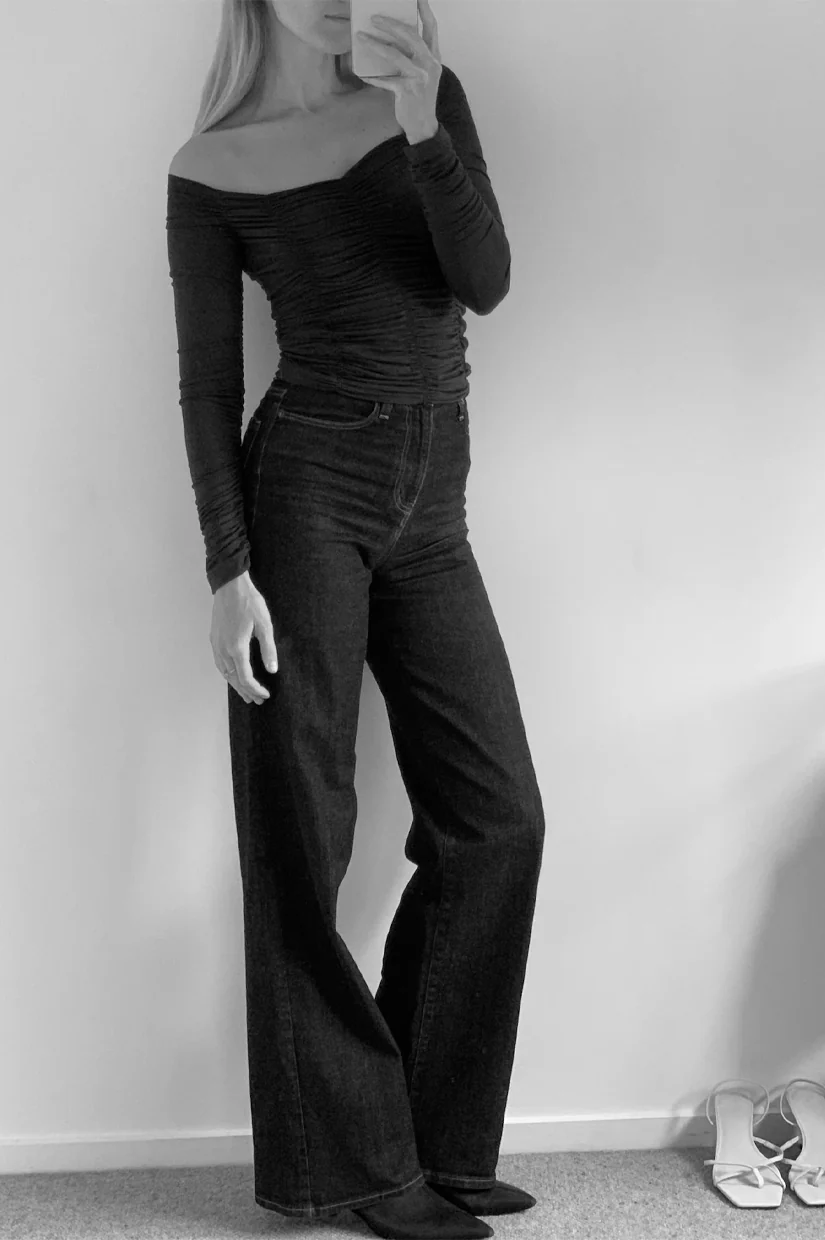 Dominique Healy Jolene LS Tee - Black - Image 2