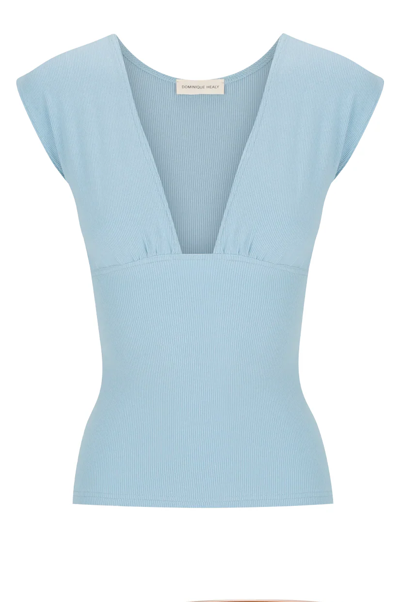 Dominique Healy Monroe Tee - Blue - Image 2