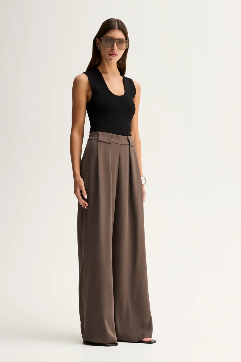 Elka Collective Fleur Pant - Taupe - Image 3