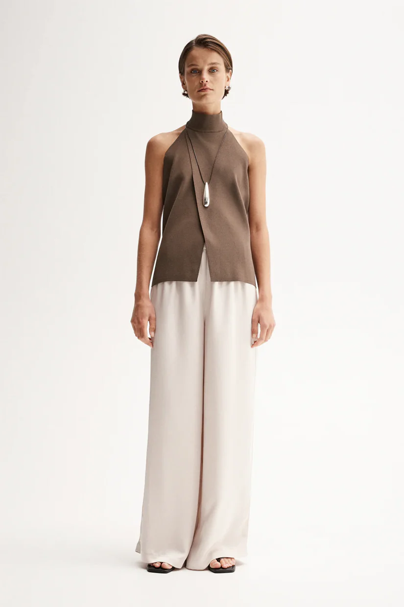 Elka Collective Gisele Knit Top - Chocolate