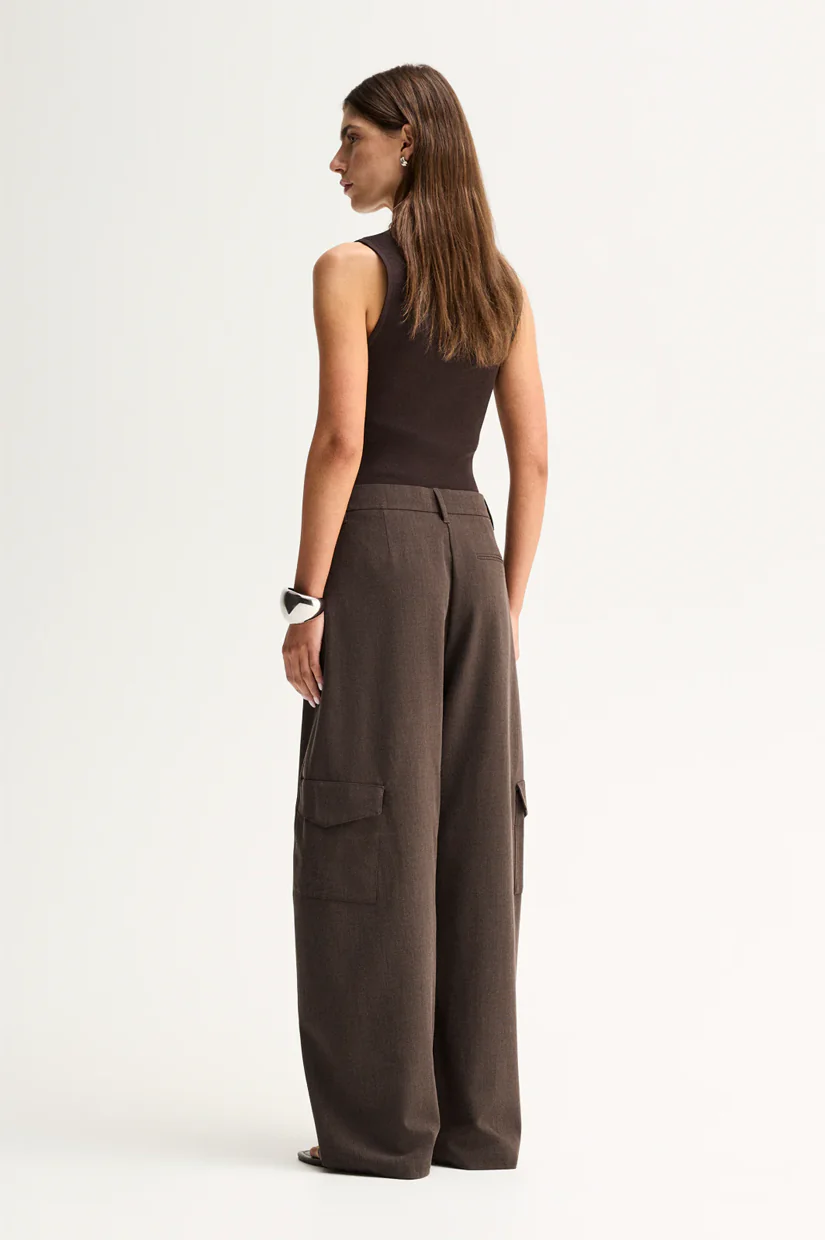 Elka Collective Lindsay Knit Top - Chocolate - Image 4