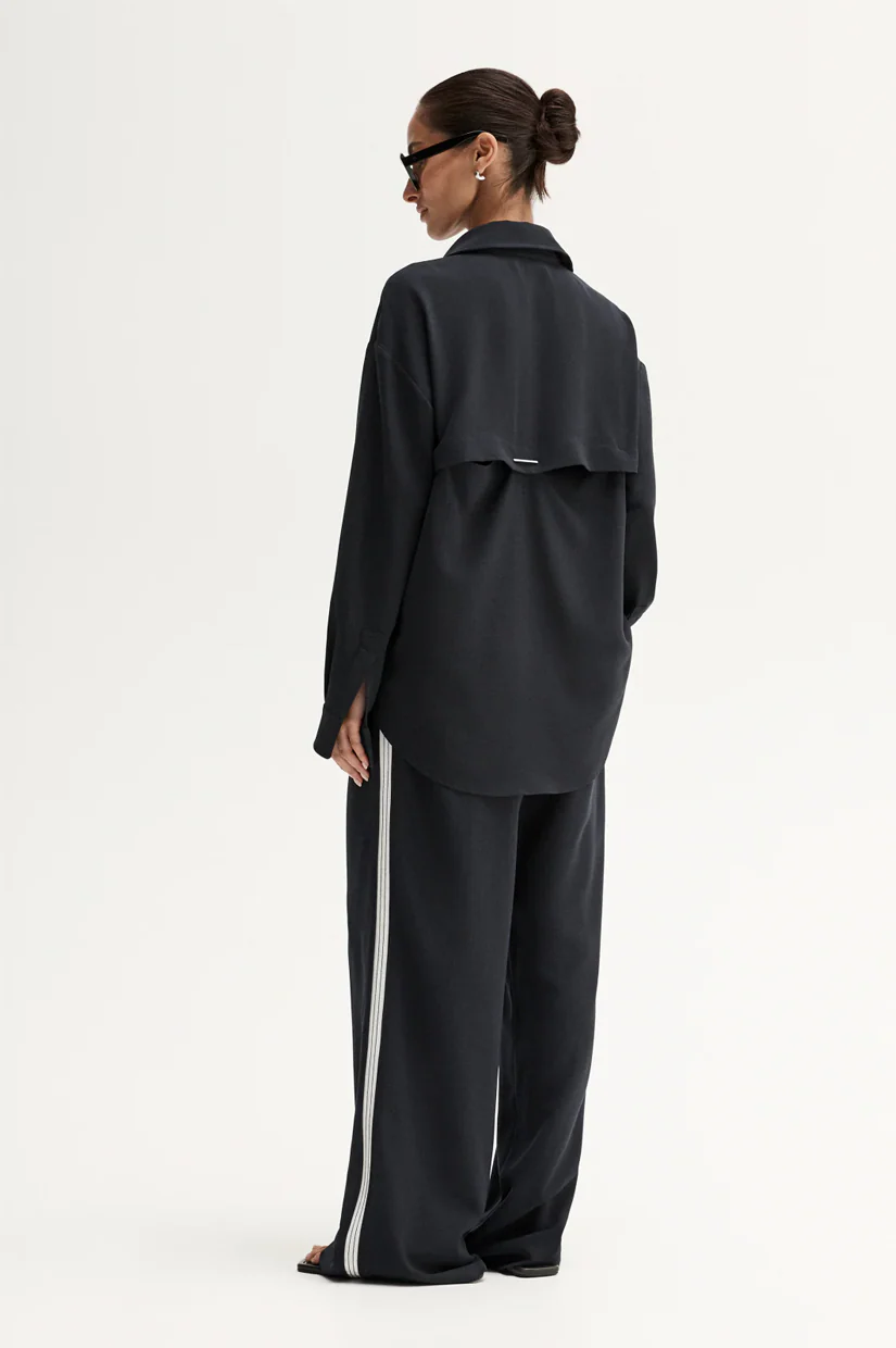 Elka Collective Miller Longsleeve Shirt - Midnight Ink - Image 4