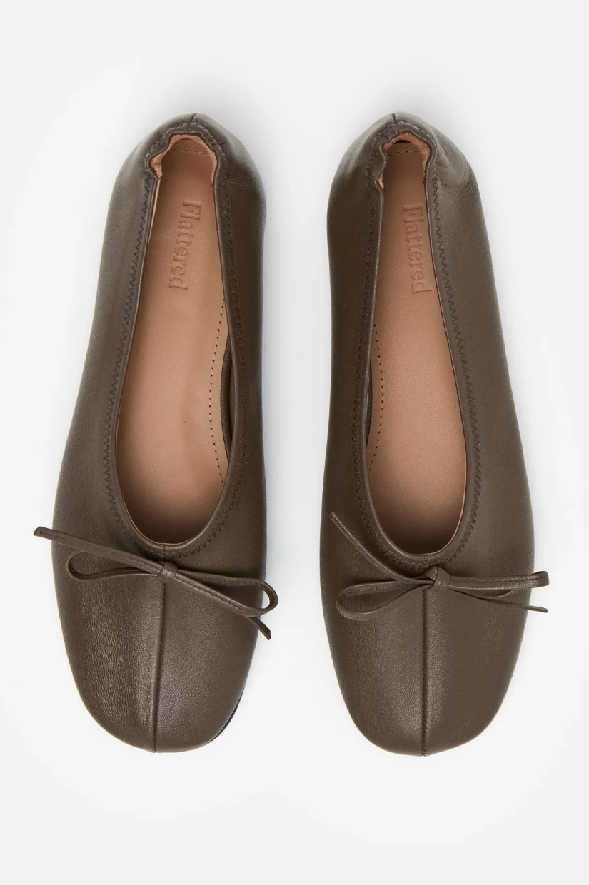 Flattered Blaise Leather - Khaki - Image 2